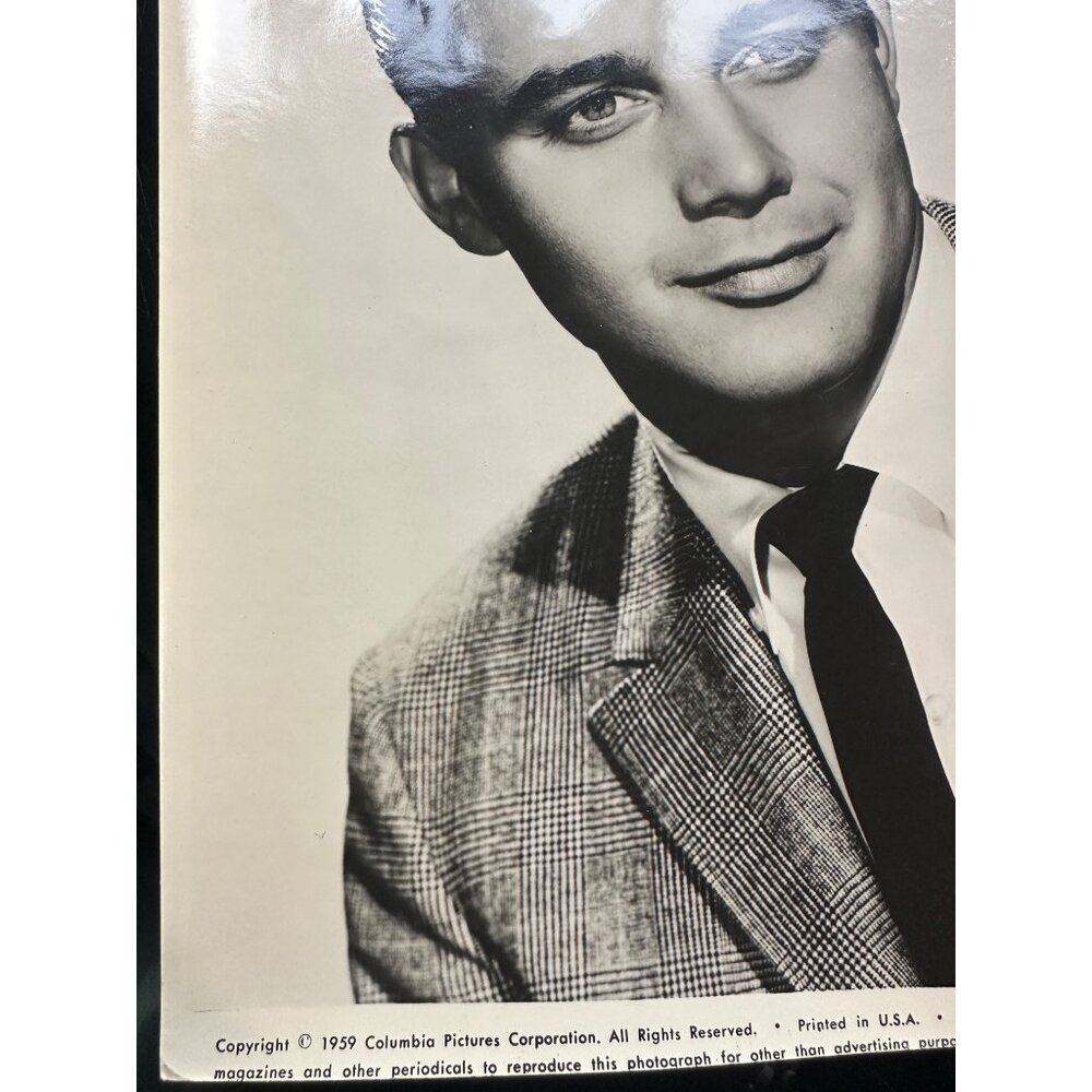 Vintage Michael Callan 1959 Dreamy Head Shot B&W 8x10 Photo - Picture 5 of 13